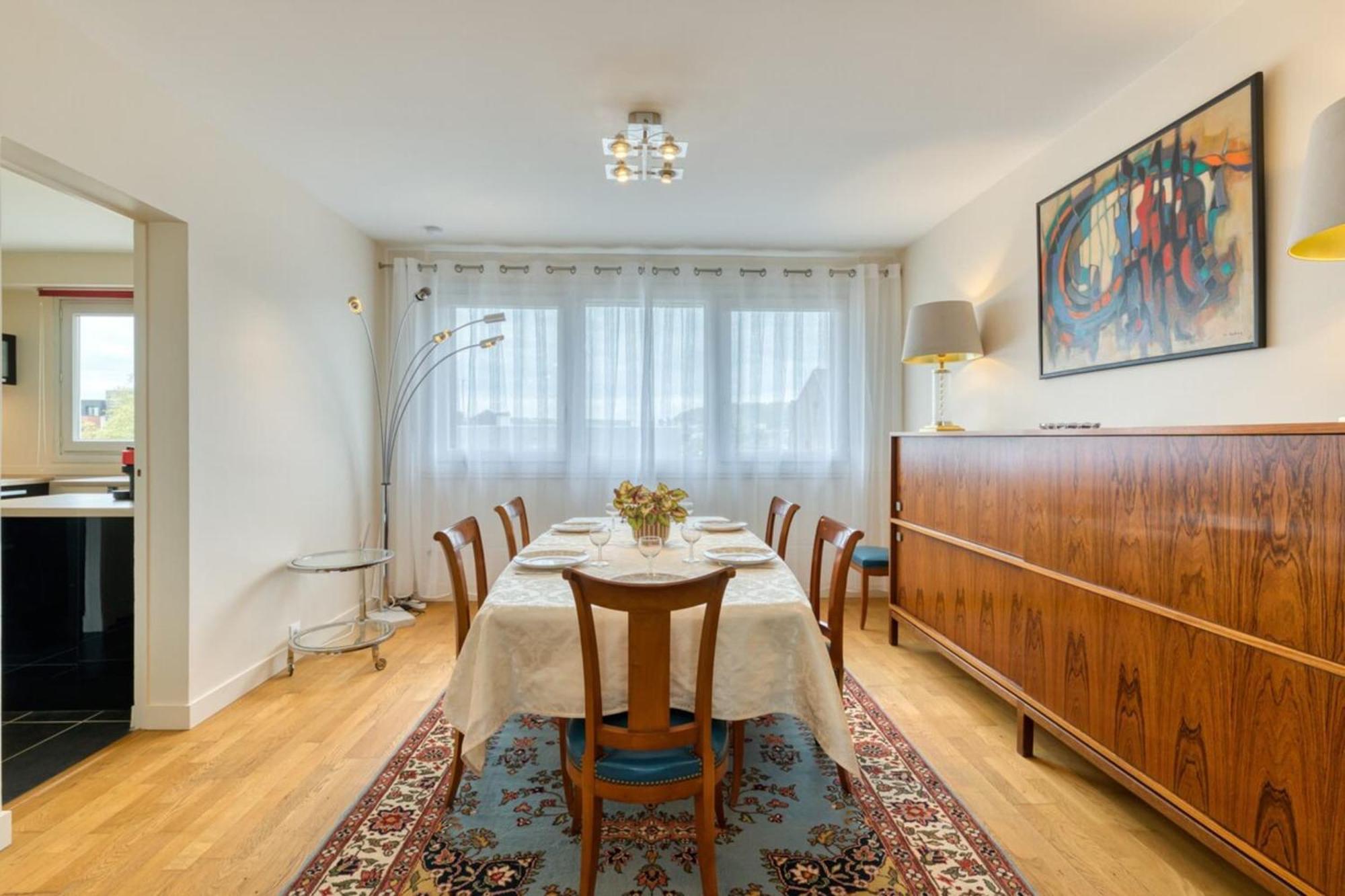 Apartament Francoise F5 Avec Parking Rouen Zewnętrze zdjęcie